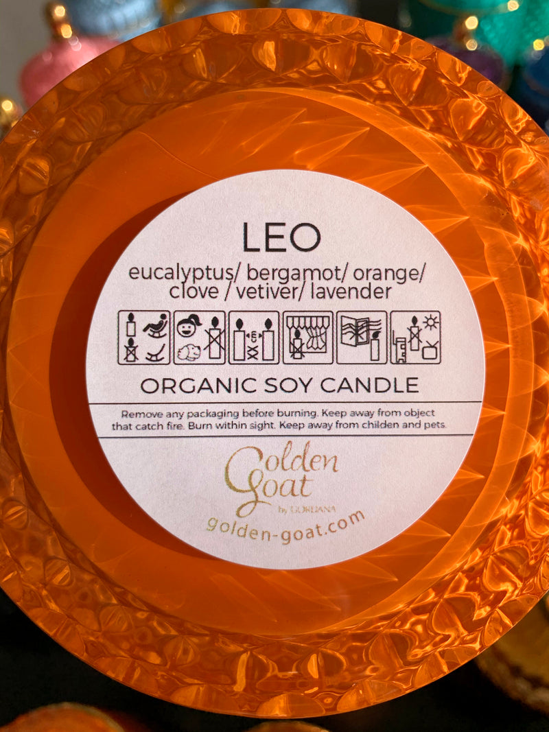 LEO organic scented candles